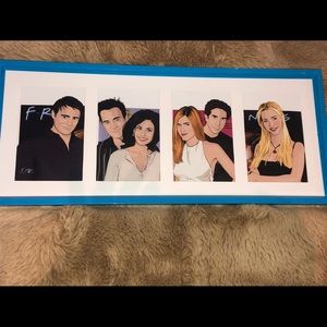 Original art prints by Toronto artist Torres of Friends cast